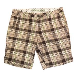 Decree Size 7 Plaid Shorts Juniors